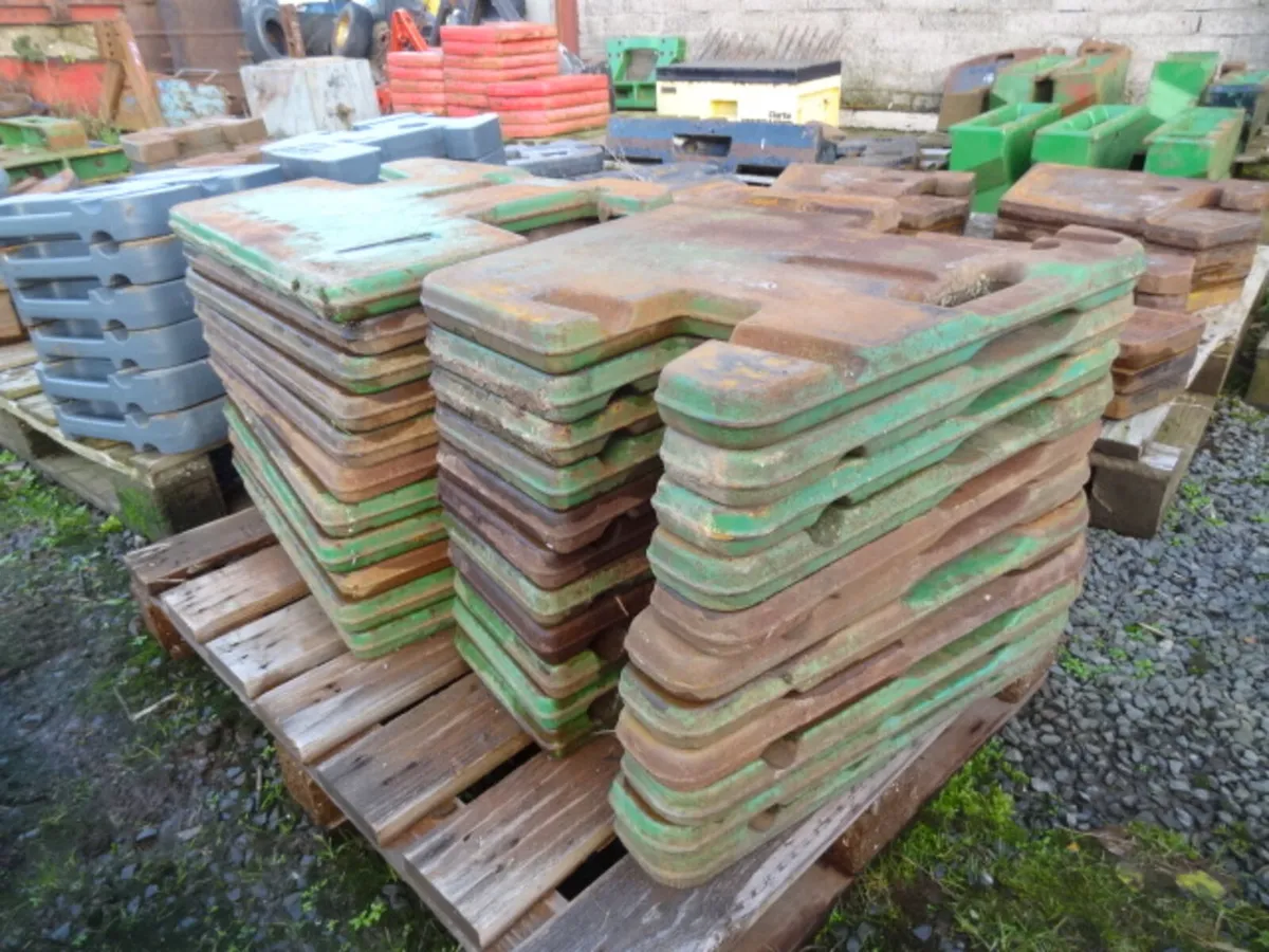 John Deere 50kg Front Tractor Weights - Image 2