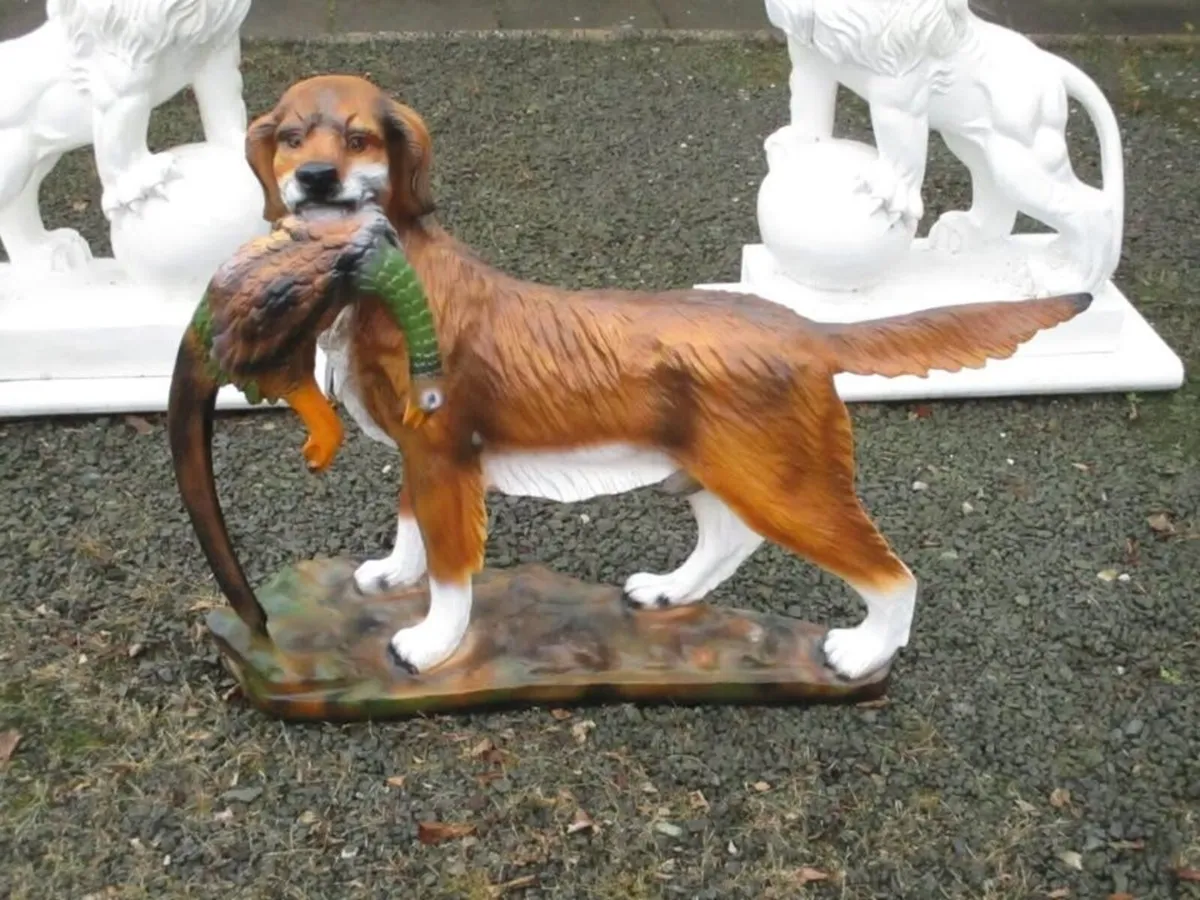 Large Hunting Setter Statue - Image 2