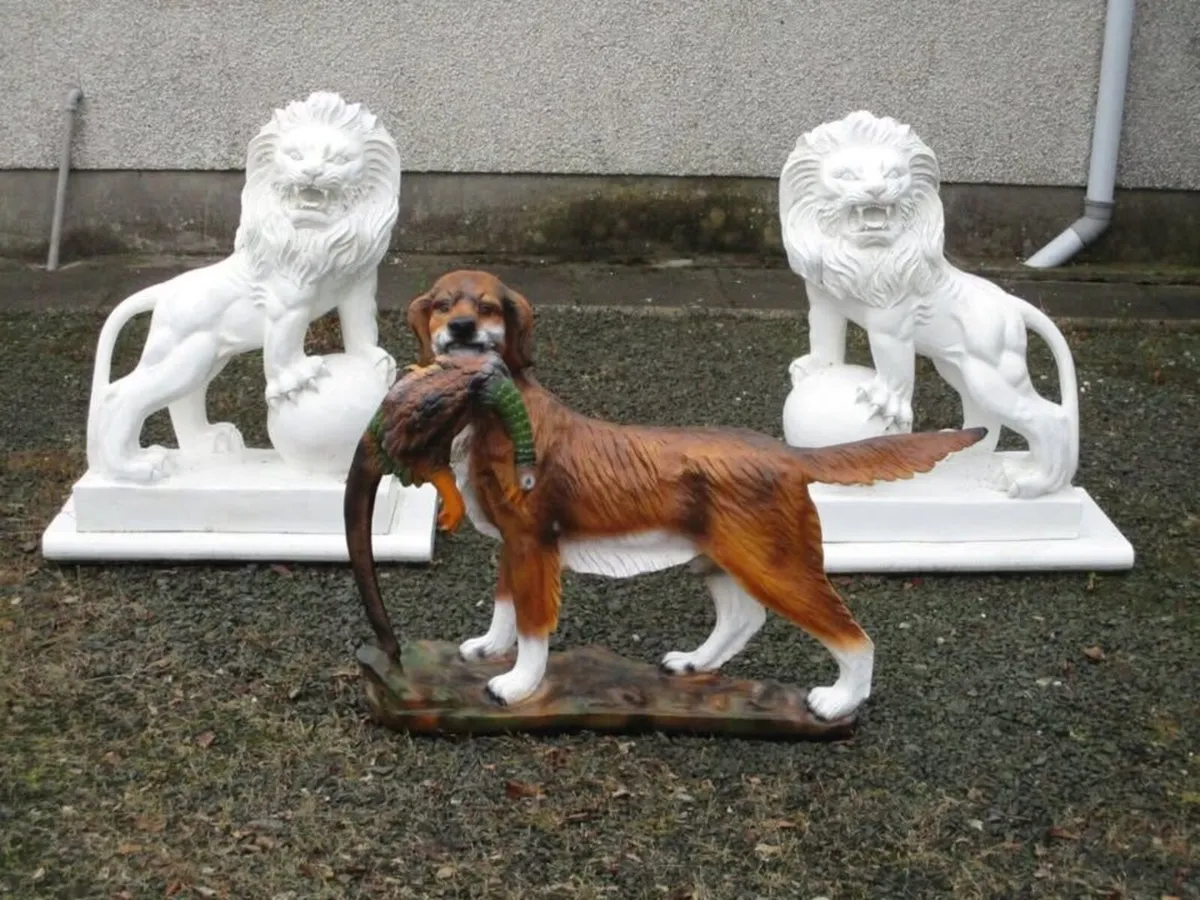 Large Hunting Setter Statue - Image 1