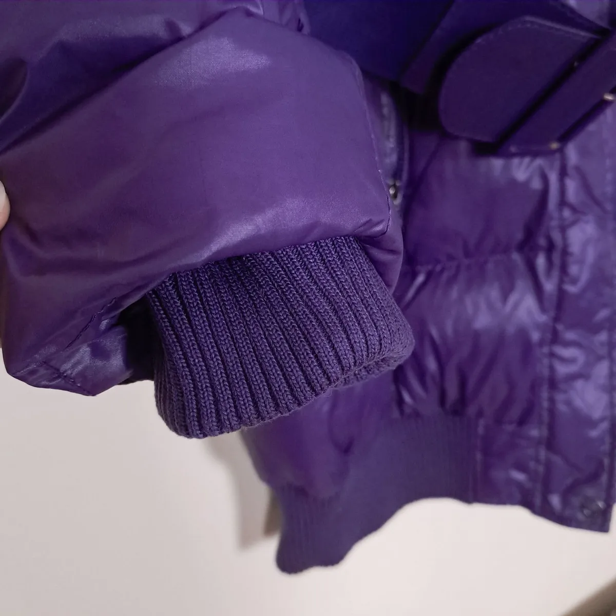 Savage Purple Down Puffer Coat Jacket 8-10UK - Image 3