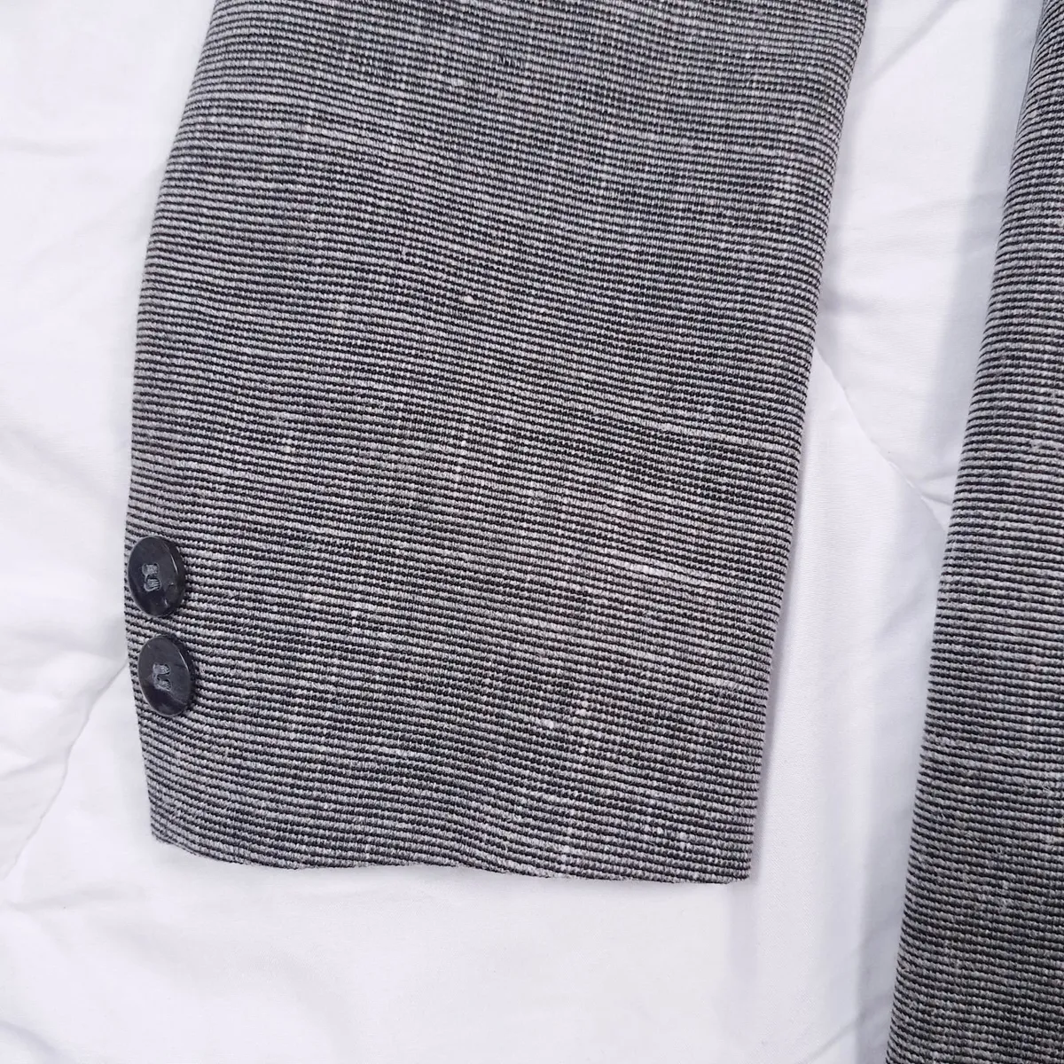 Wallis Grey Textured Linen Jacket Blazer 10UK/38EU - Image 3