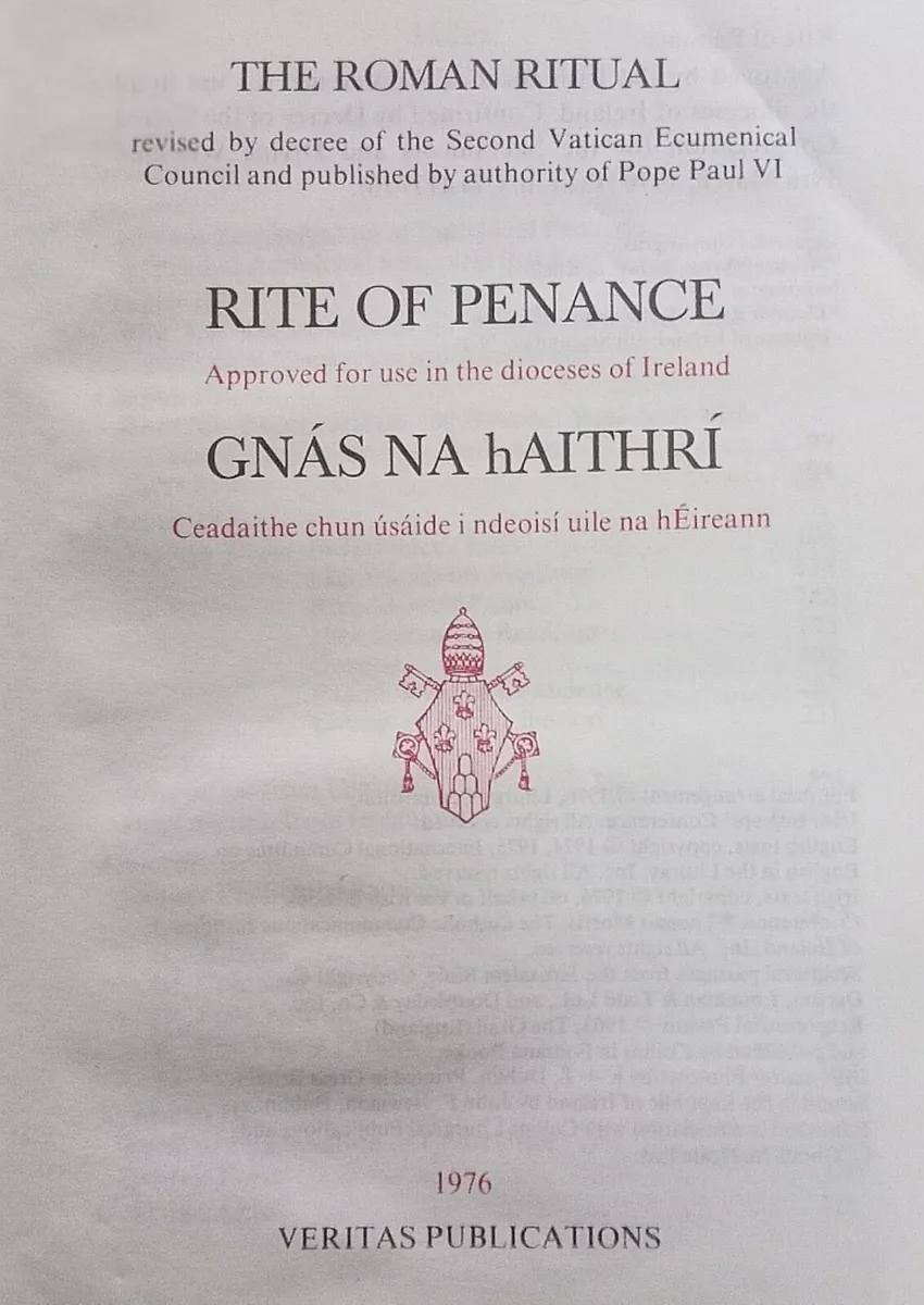 Rites of Penance Vintage Book - Image 2