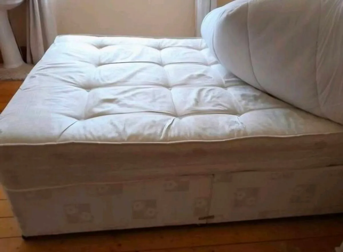 Double devan bed with memory foam mattress- excell - Image 2