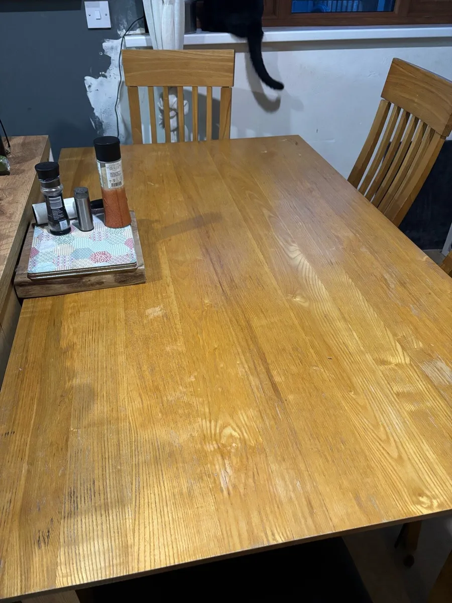 Table & 4 Chairs - Image 1