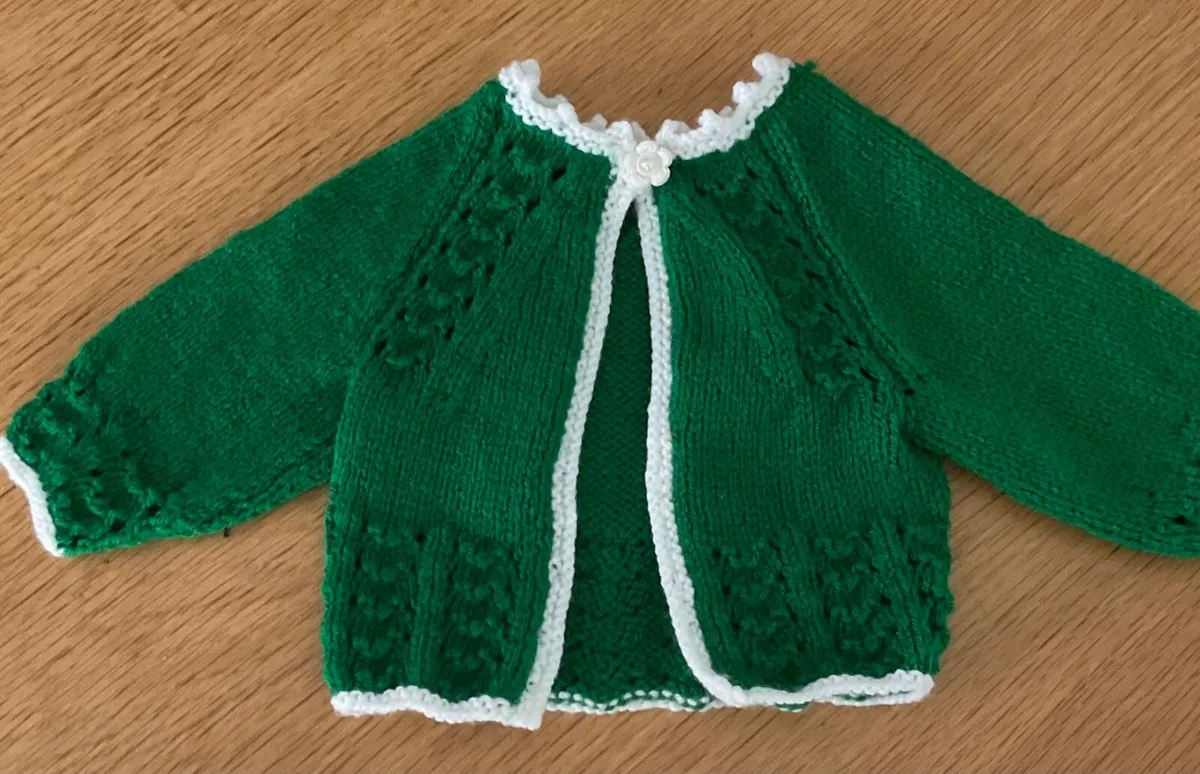 Patrick’s day stylish baby cardigan - Image 1