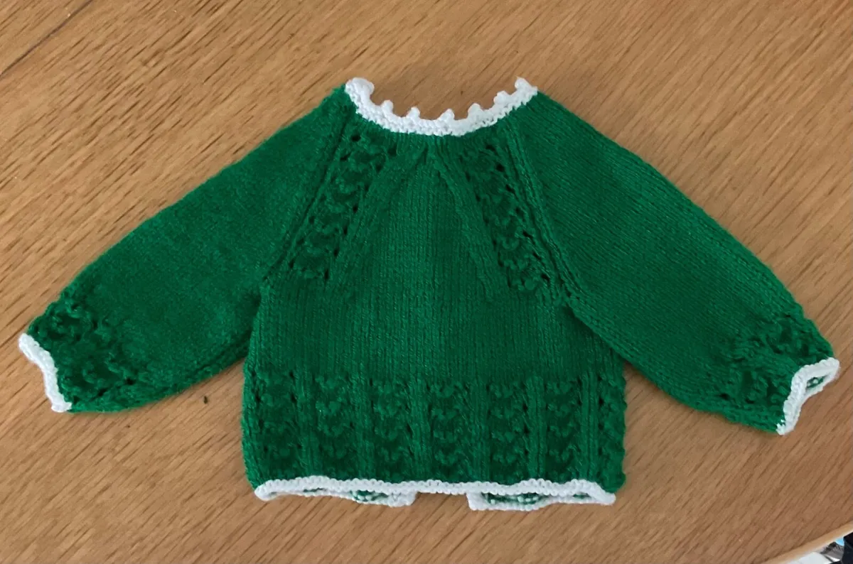 Patrick’s day stylish baby cardigan - Image 3