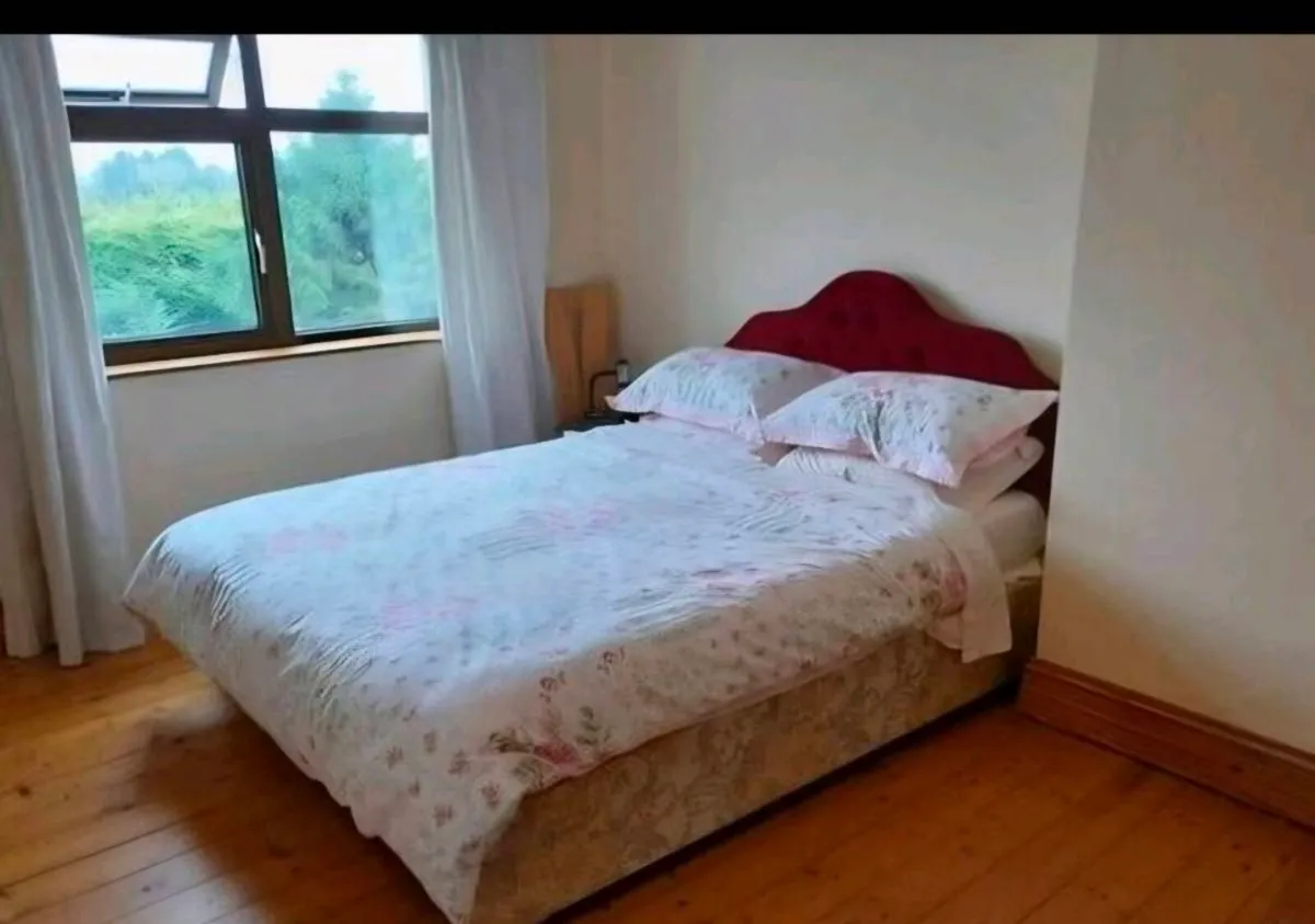 Double devan bed Double mattress- headboard - Image 4