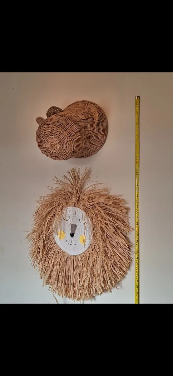 Kids bedroom decor / wall art / animal heads - Image 4