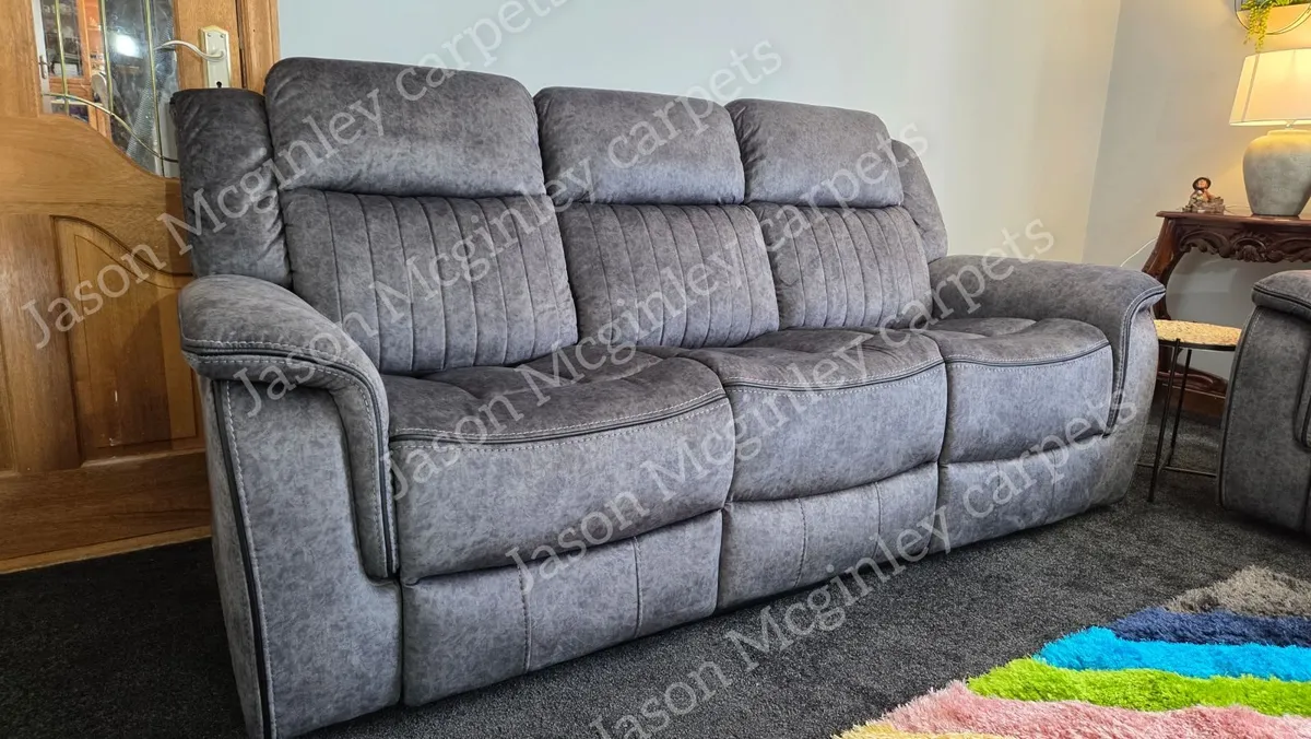 NEW Living Room Sofa - Cana in Grey or Sand - Image 4