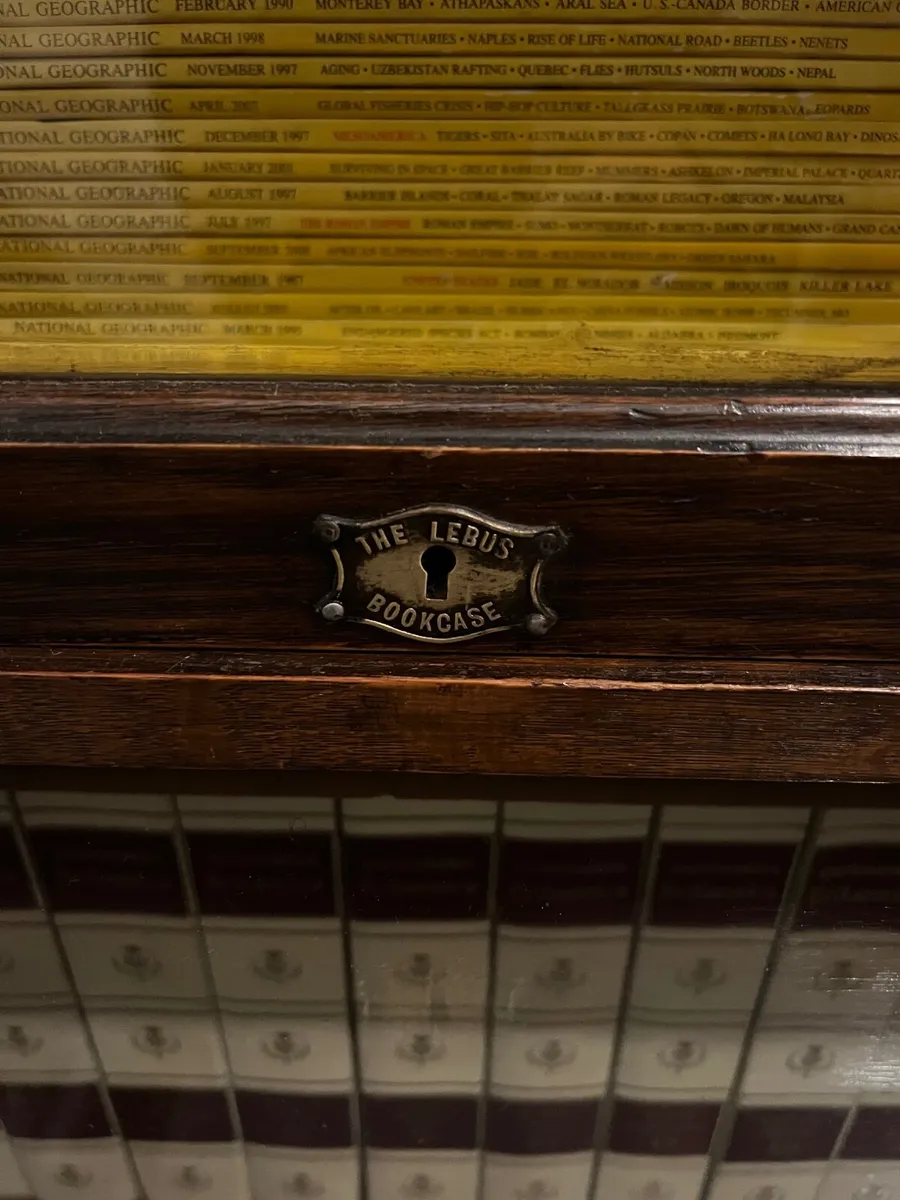 Antique solid Oak Globe by Lebus - Image 2