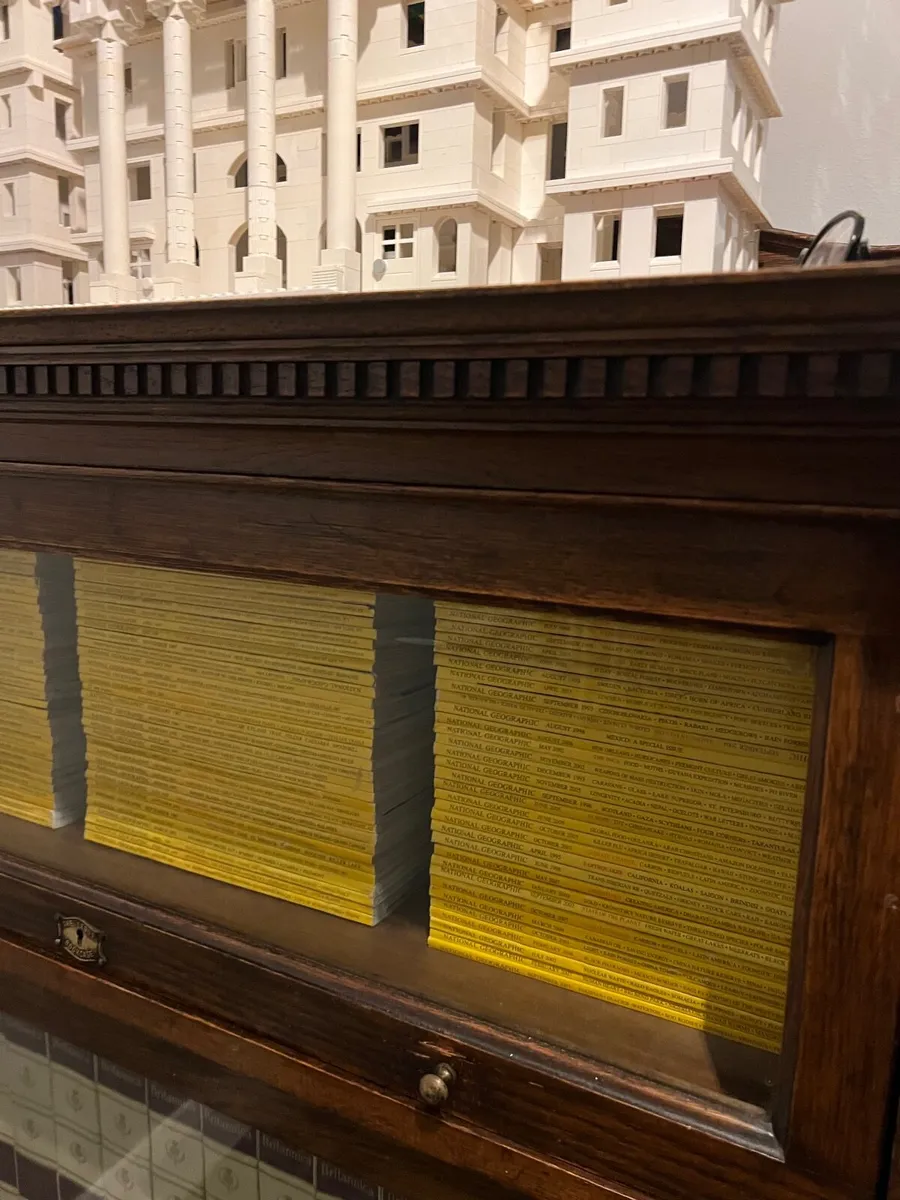 Antique solid Oak Globe by Lebus - Image 3