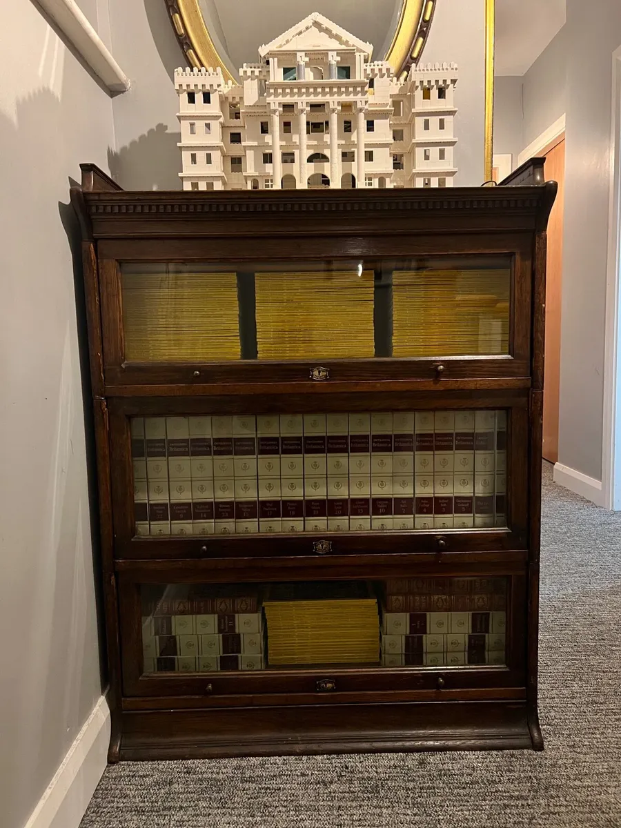 Antique solid Oak Globe by Lebus - Image 4