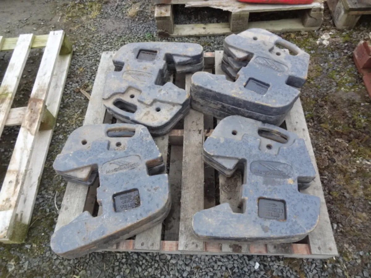 McCormick Black 45KG Tractor Weights - Image 2