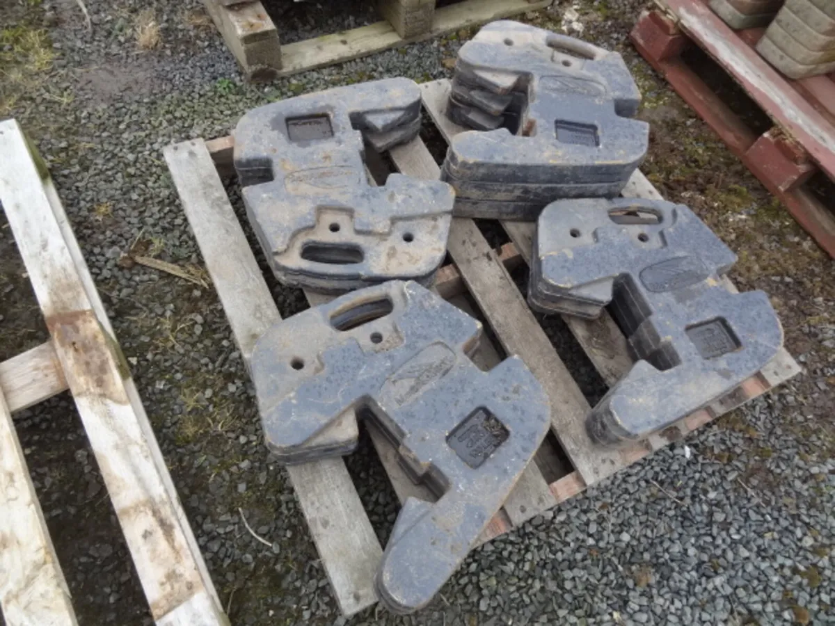 McCormick Black 45KG Tractor Weights - Image 1