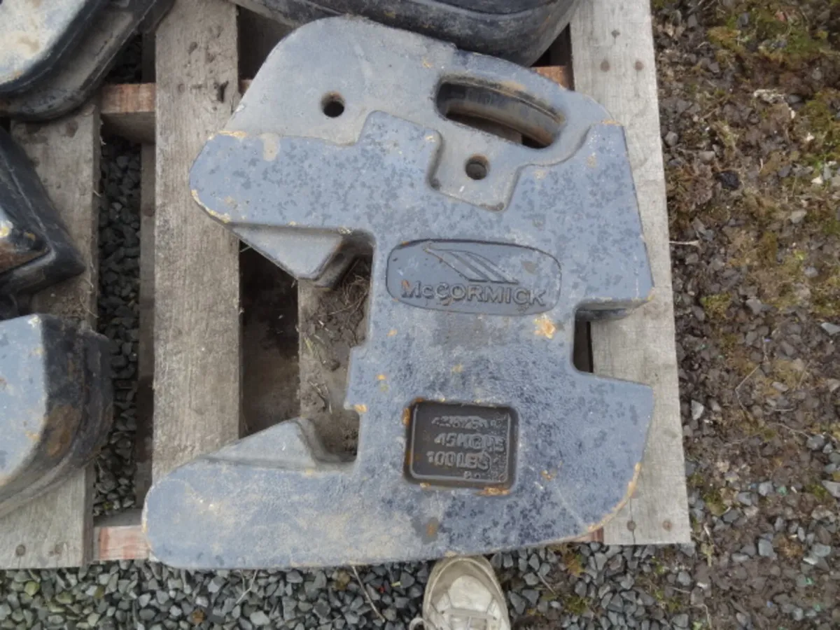 McCormick Black 45KG Tractor Weights - Image 3