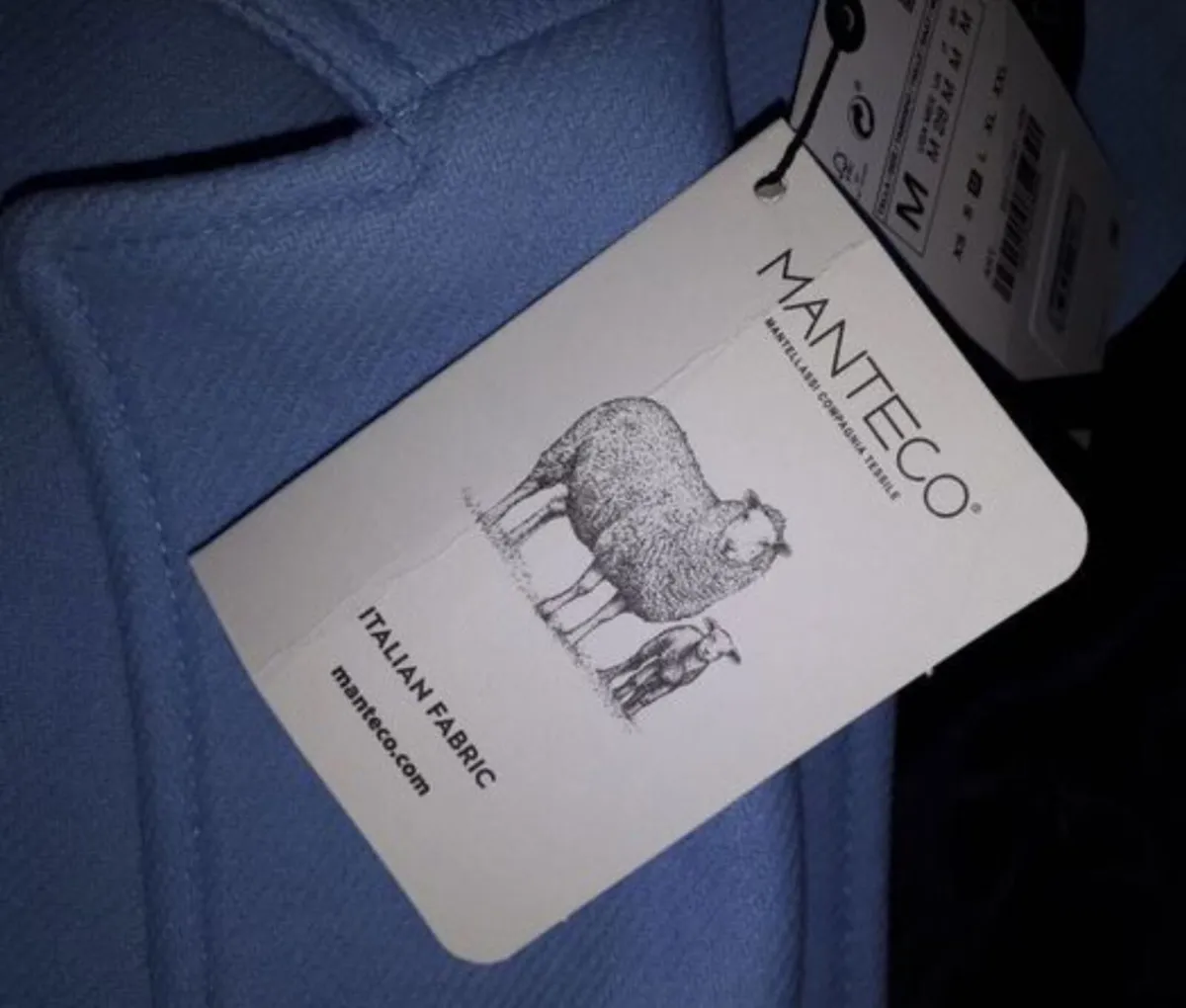 Zara Mante Premium Quality Pastel Blue Coat - - Image 2