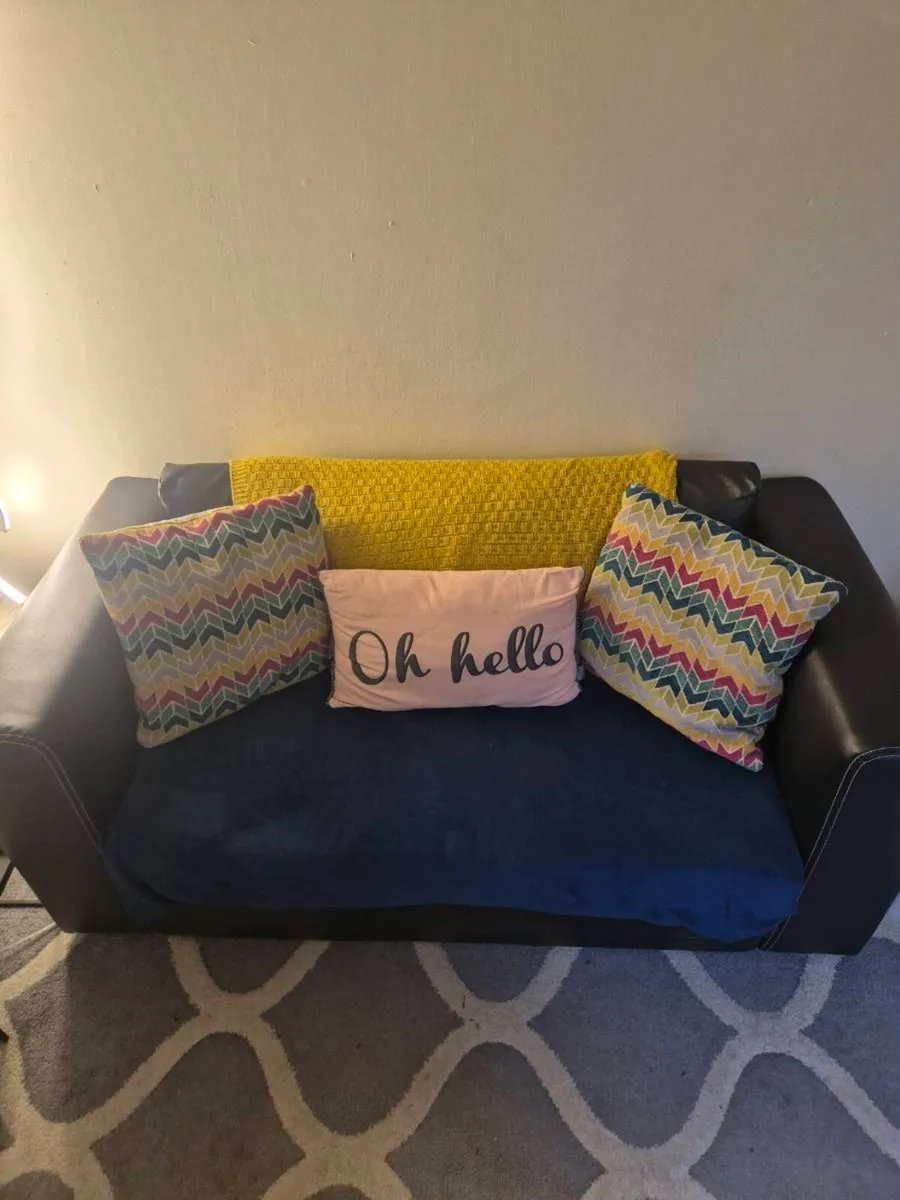 2 Seater Sofa Bed - Image 1