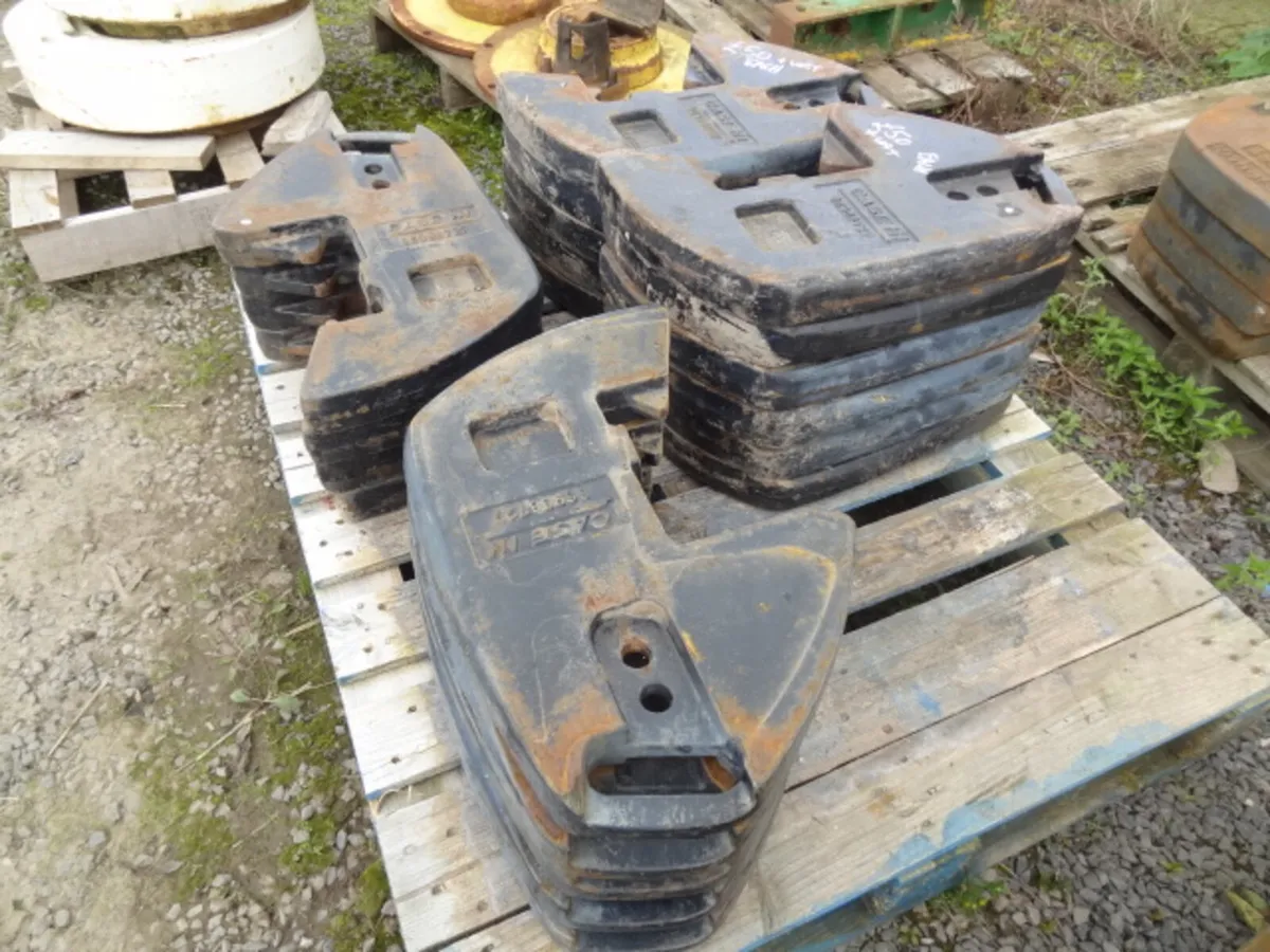 Case 45kg front tractor weights - Image 3