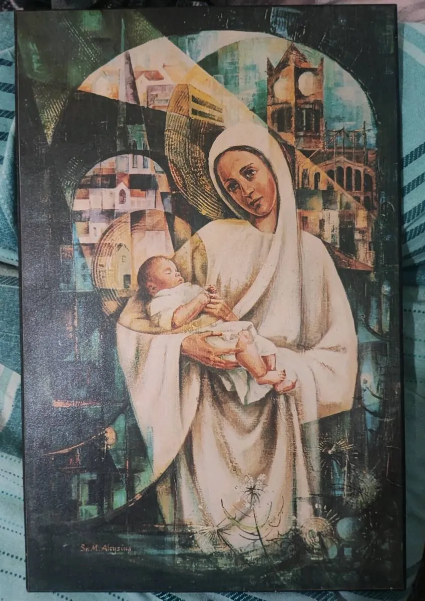 Our Lady of Derry ,Painting by Sr Aloysius McVeigh - Image 1