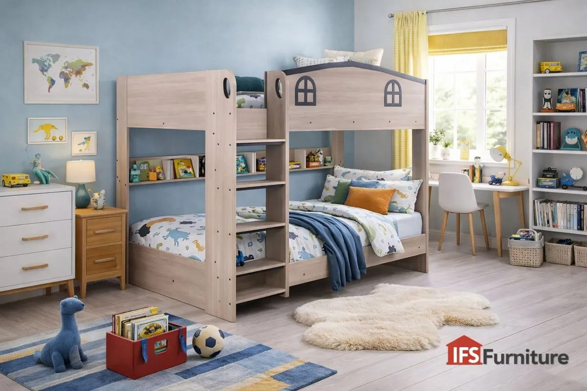 Double bunk bed Quad bunk bed IFS Furniture - Image 2