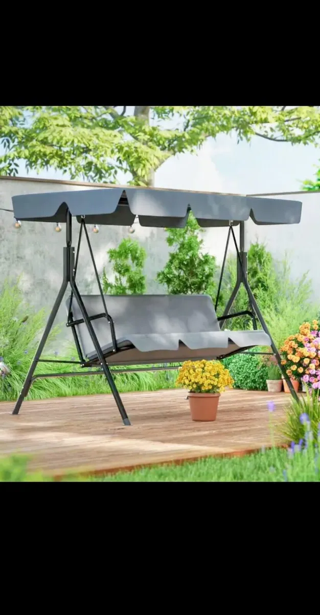 Garden Swing/ Swing/ Garden Swing 3-Seater - Image 3