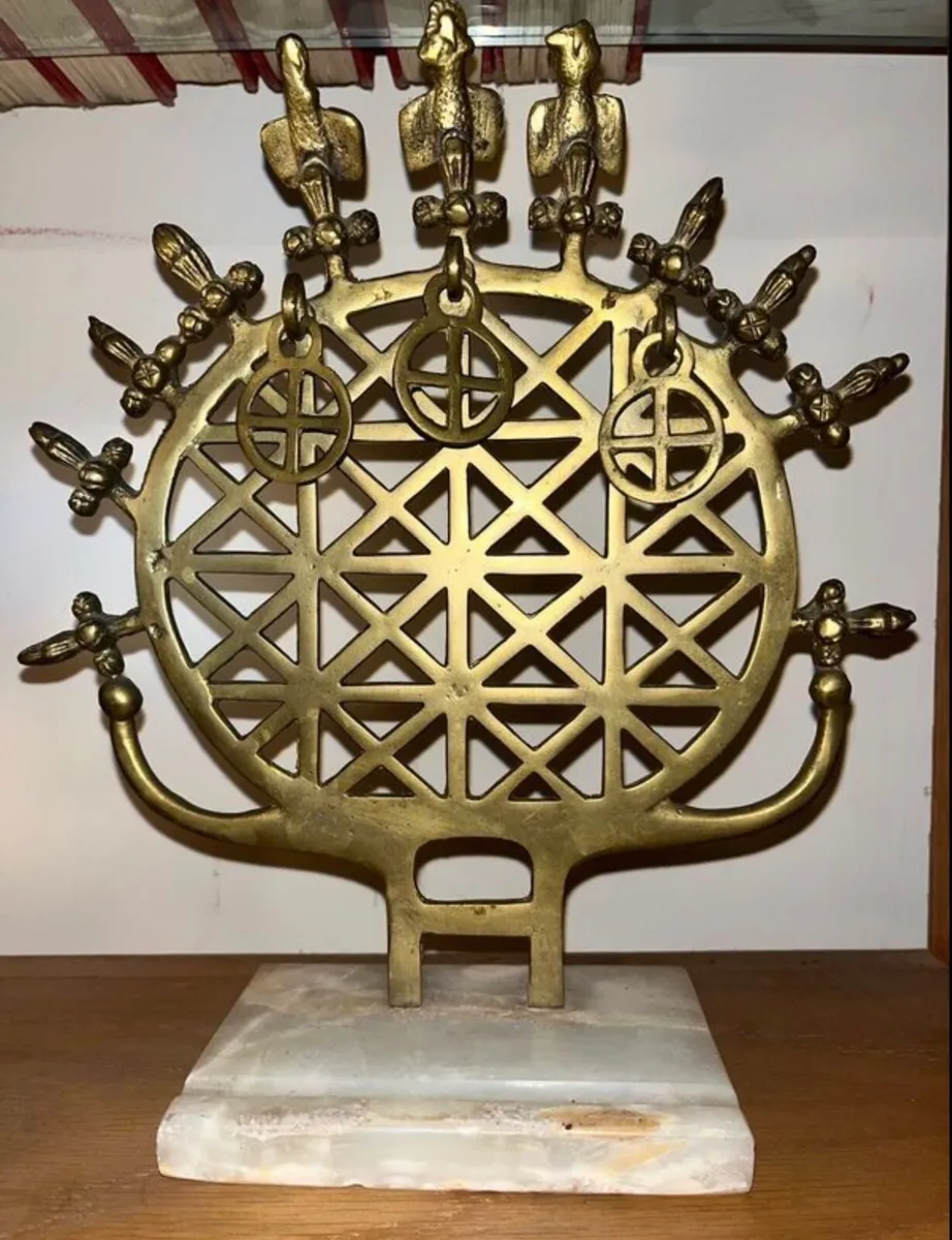 Antique Hittite sun disk
