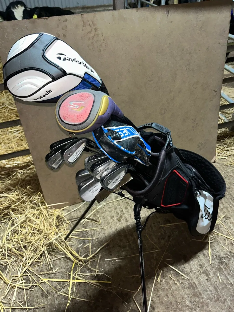 Golf Clubs and Bag - Image 1
