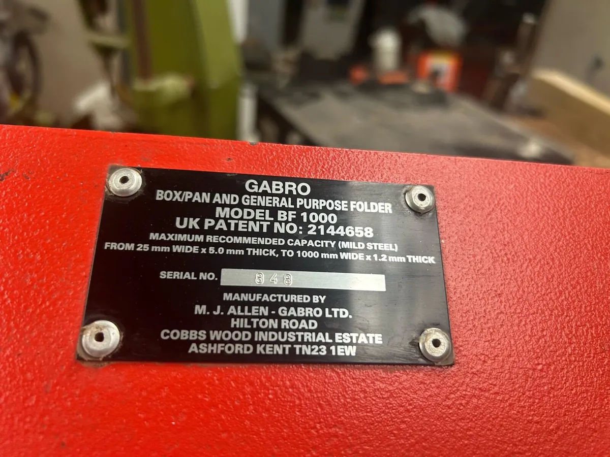 Sheet metal folders ex school - Image 3