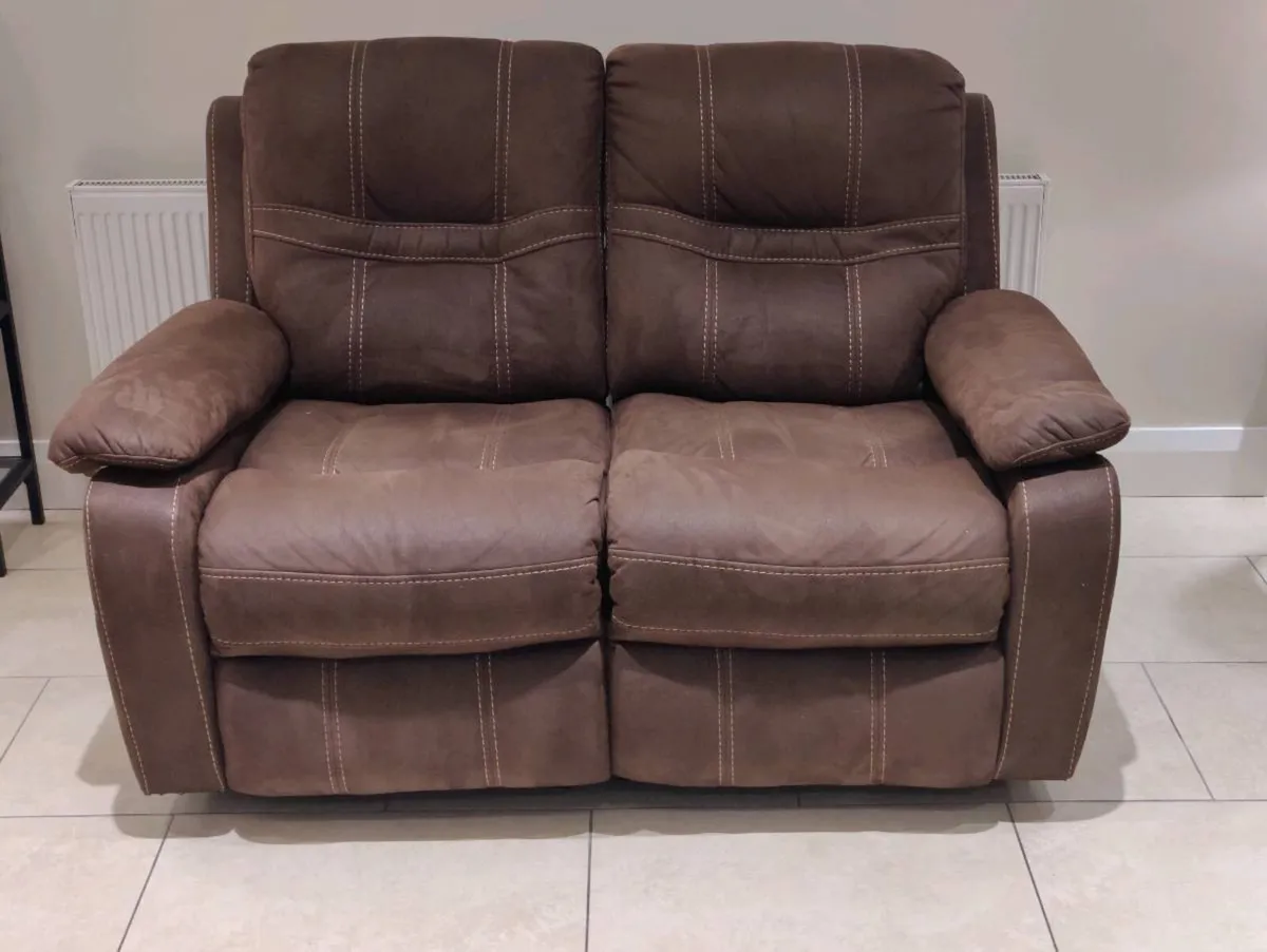 3 seater and 2 seater recliner sofas - Image 2