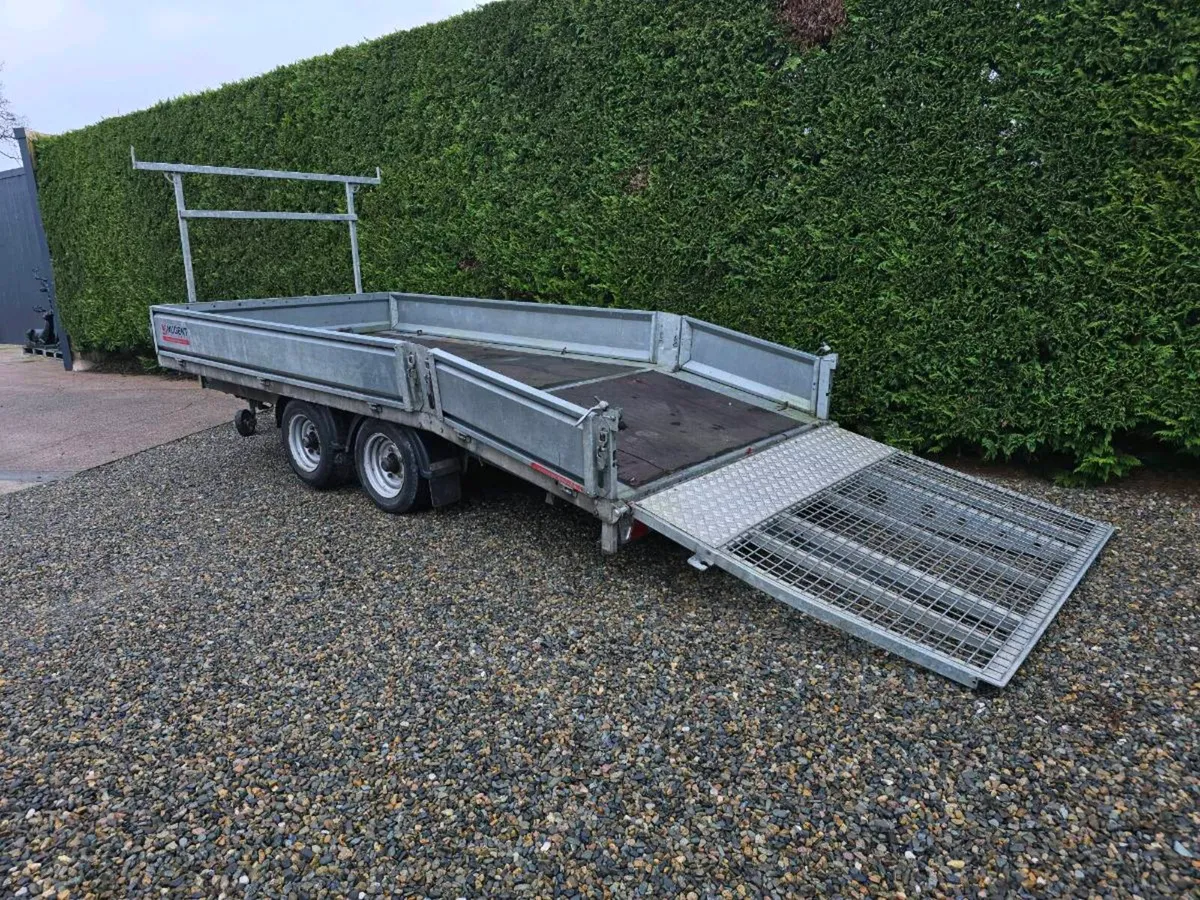 Nugent 14ft beavertail trailer full ramp door - Image 1