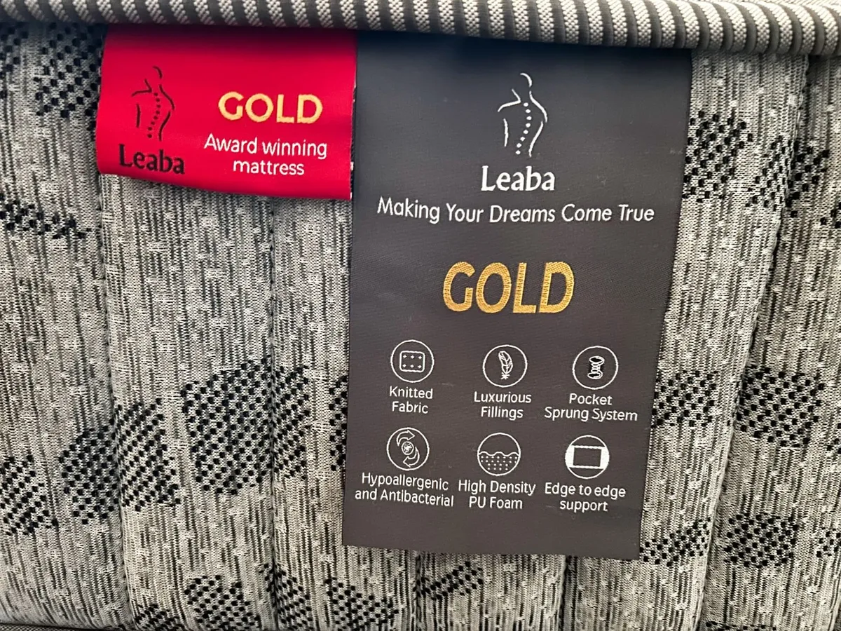 Bed 4ft 6ins with Mattress and Headboard. - Image 4