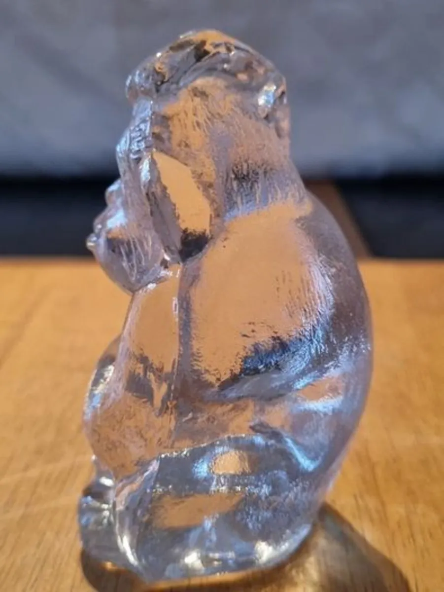 Iittala Finland glass monkey - Image 2