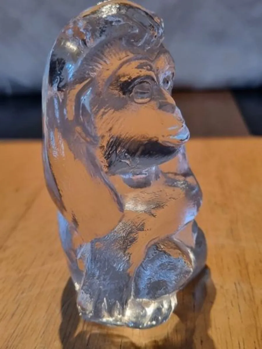 Iittala Finland glass monkey - Image 3