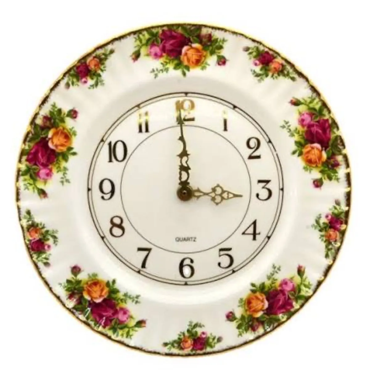 Royal Albert Country Rose Clock