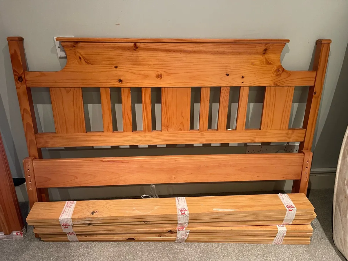 Various King Size, Double & Small Double Wood Beds - Image 2