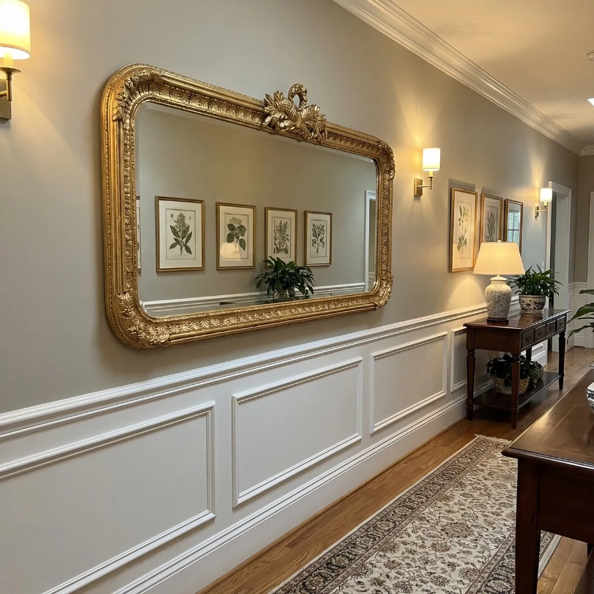 Long mirror but from soft wood not my normal hard