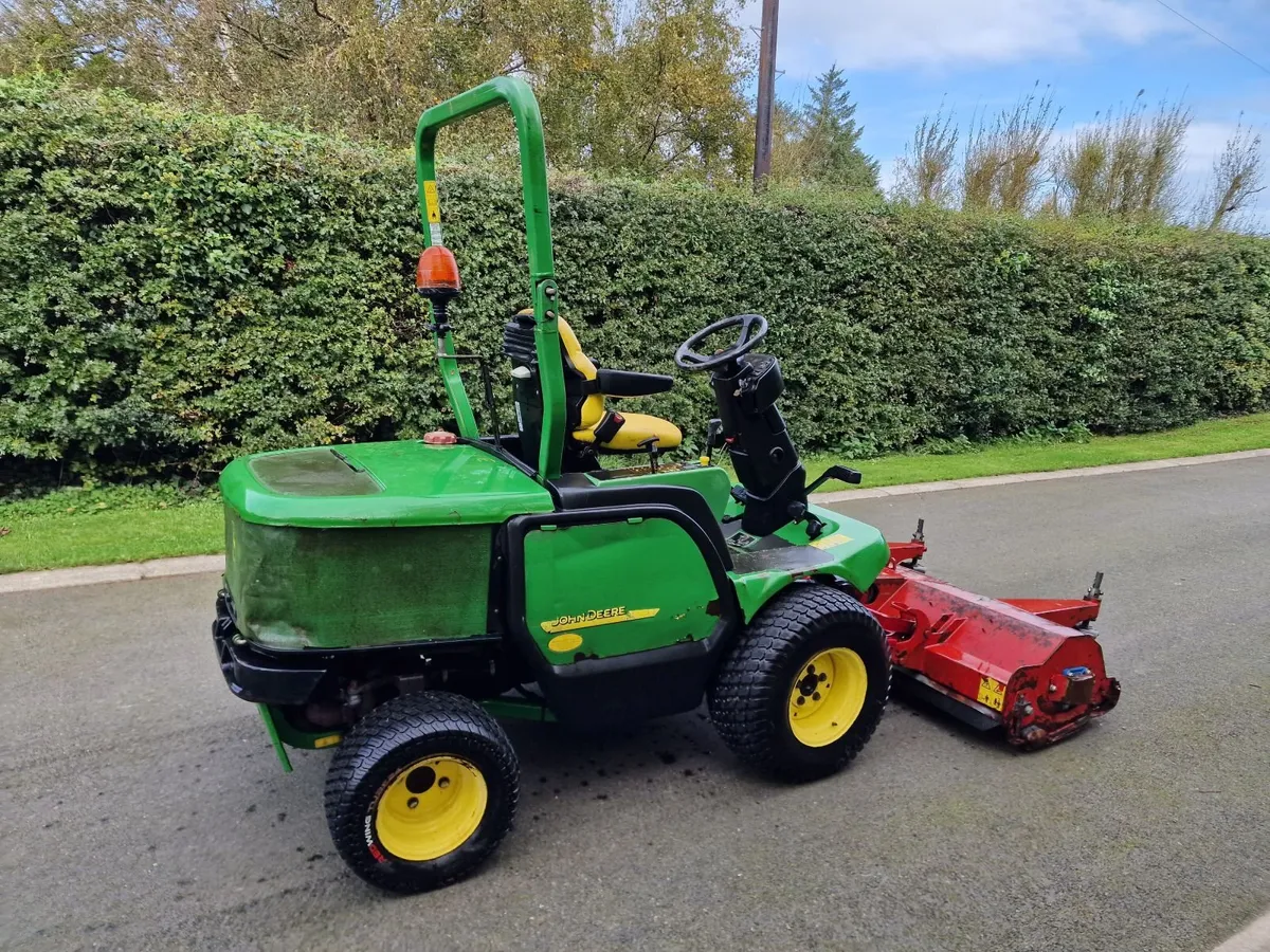 John Deere 38hp ride on mower lawnmower flail - Image 2