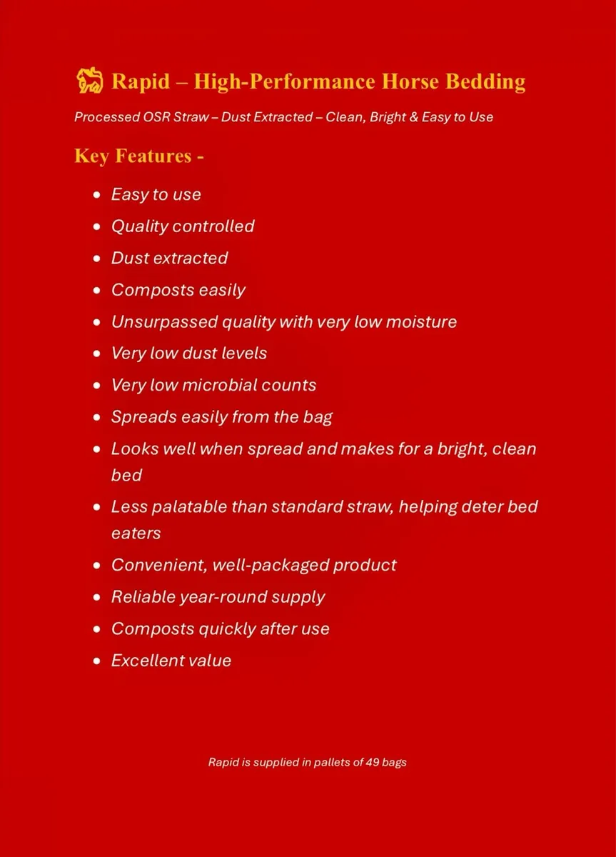 Rapid - Premium Equine Bedding - Image 3