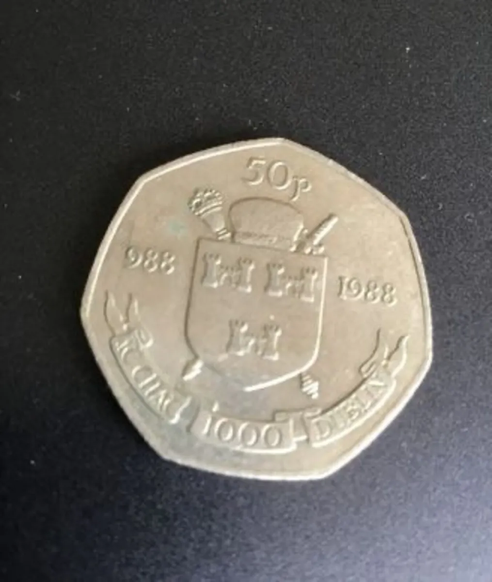 Dublin Millennium 50p coin