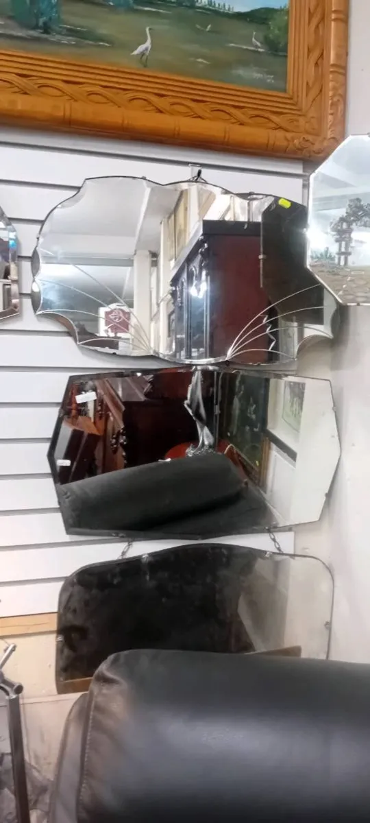 Selection Of Vintage Mirrors On Chains