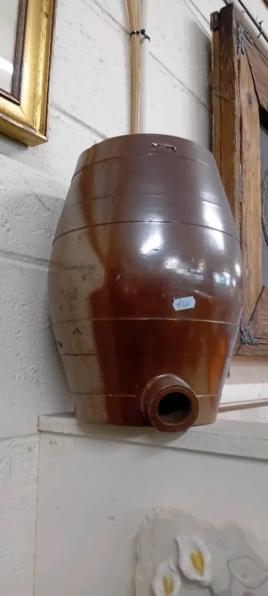 Antique Salt Glazed Cask