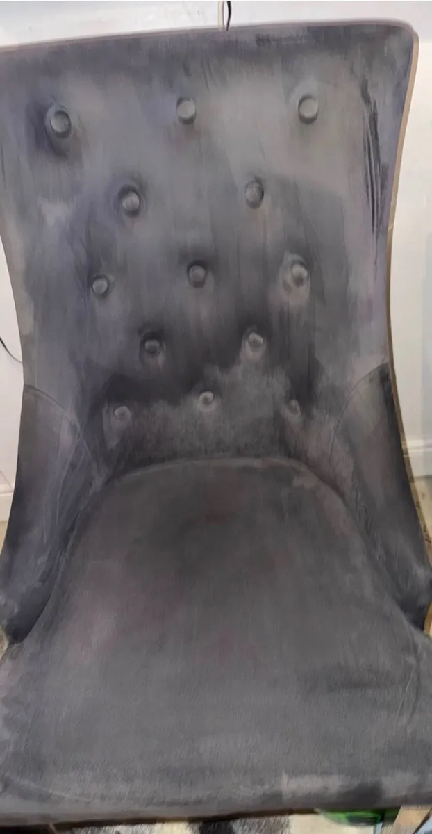 Marble dining table and 6 chairs - Image 2