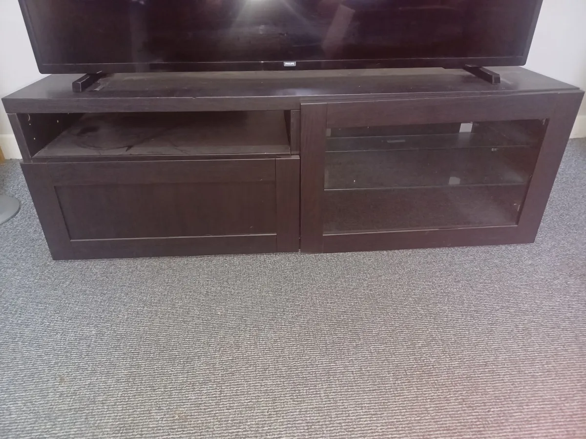 T.V Cabinet & Chess Board Table - Image 1