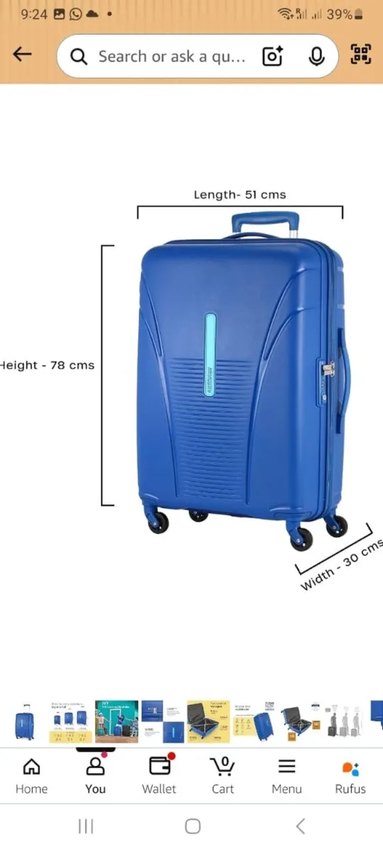 American Tourister Large size Check-in Suitcases - Image 4