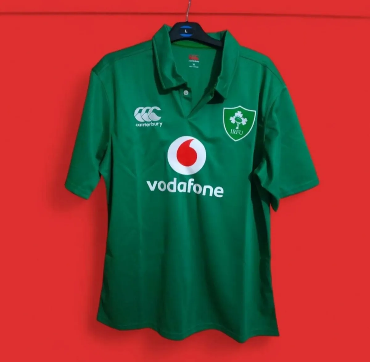 IRELAND RUGBY POLO SHIRT , SIZE XL