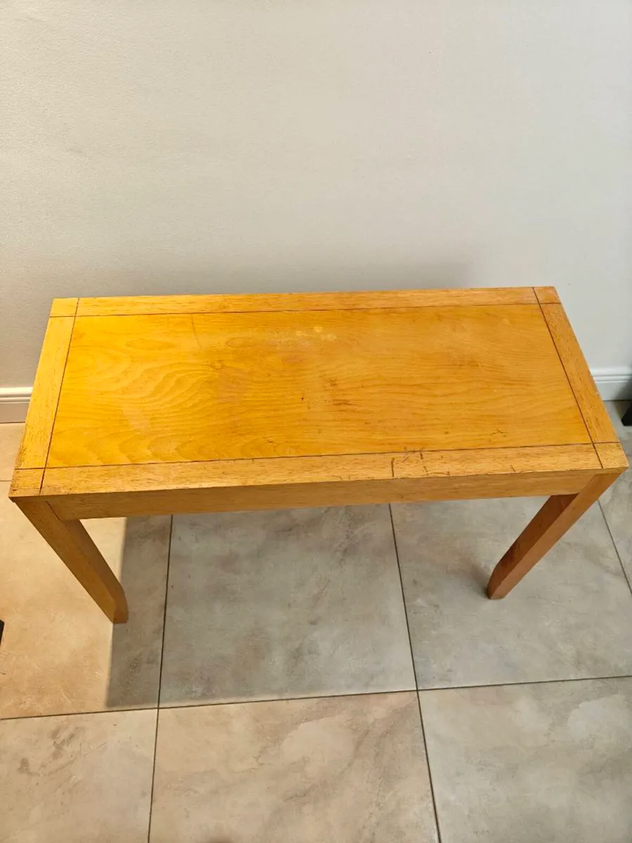 Beech console table - Image 2