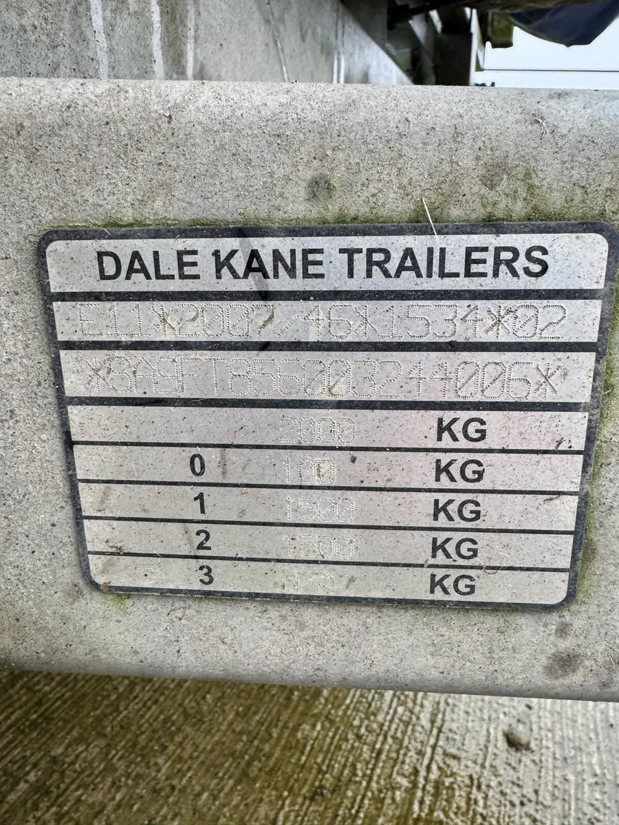Dale Kane flat bed 8X5 - Image 3