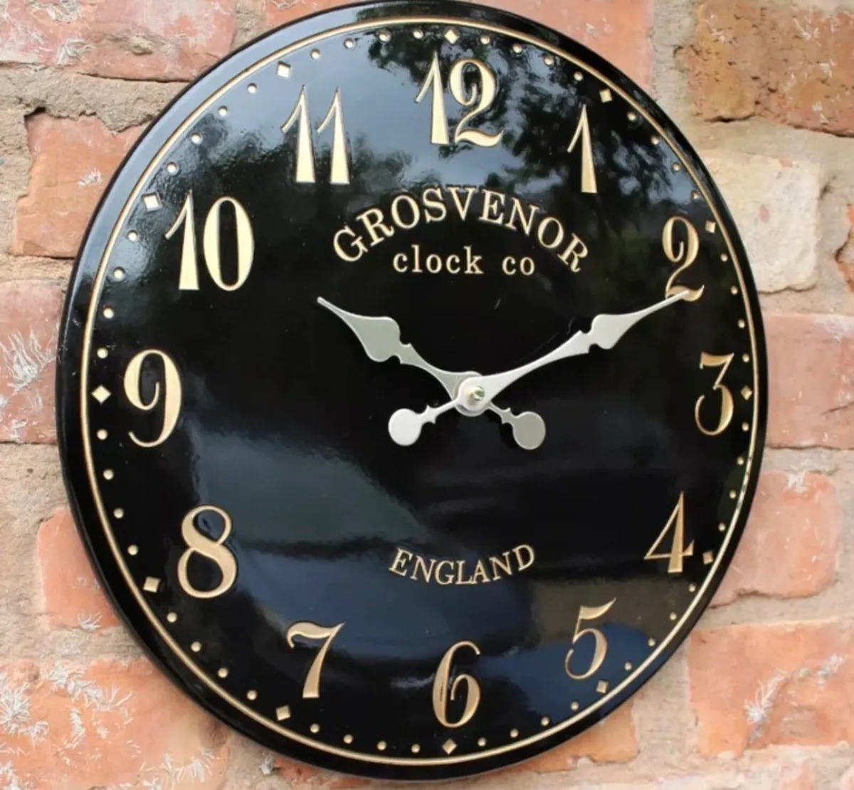 Outdoor Garden Station Wall Clock 12” NEW - Image 2