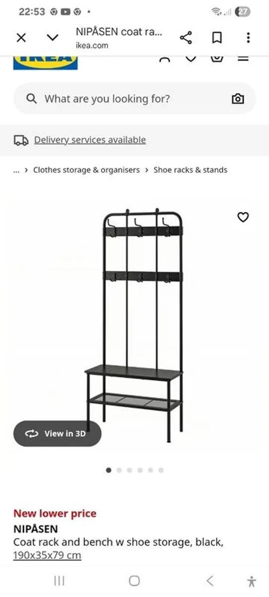 Ikea  clothes storage & and shoe racks stand