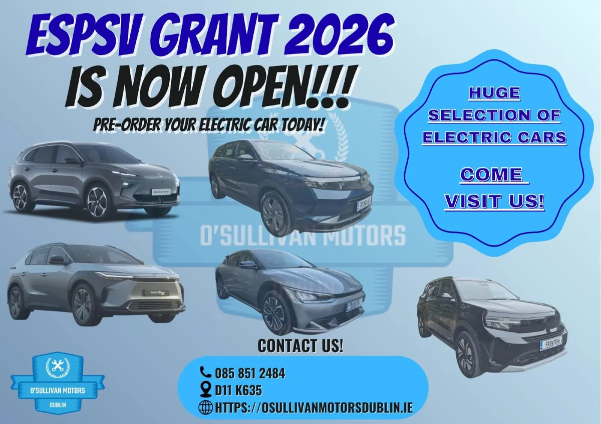 ELECTRIC SPSV GRANT IS NOW OPEN!!!